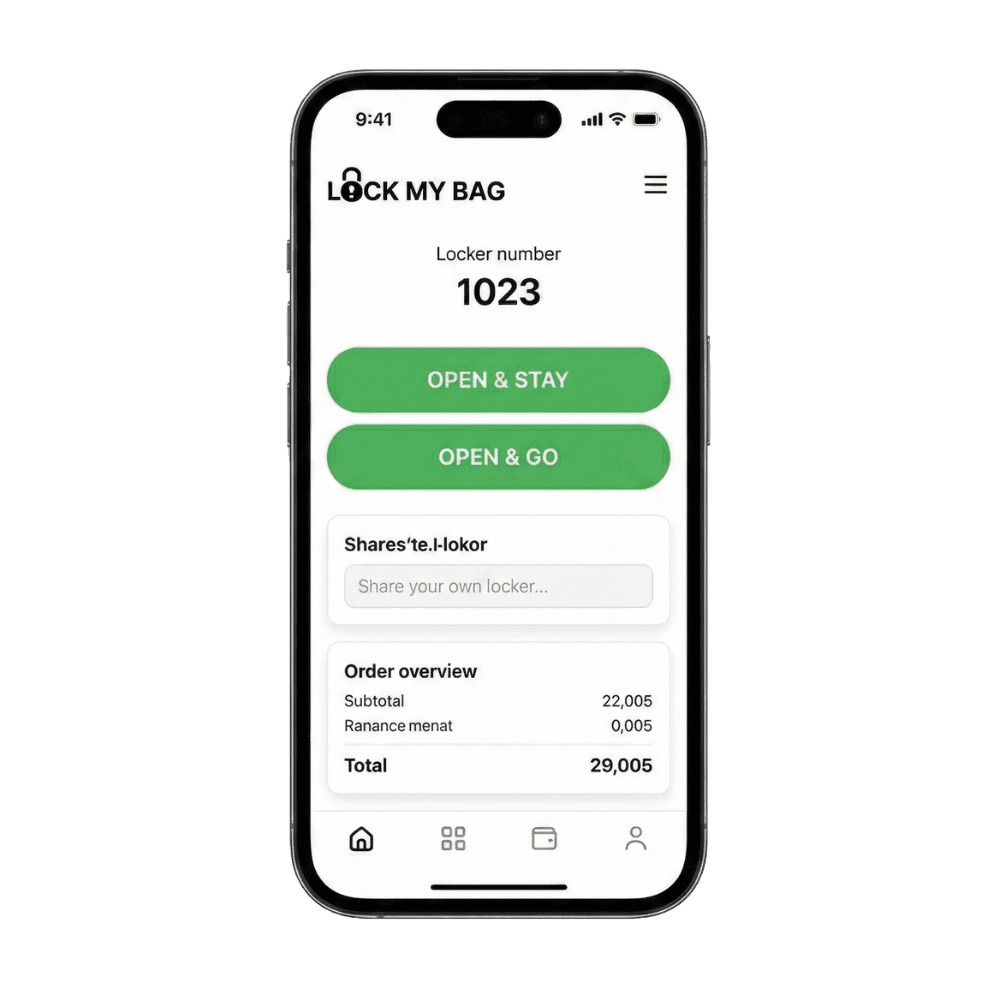 Lock My Bag app